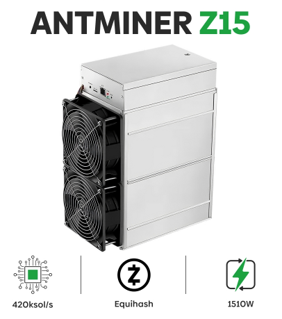 Bitmain Antminer Z15 420 KSol/s kaufen – Equihash ASIC für Zcash (ZEC)
